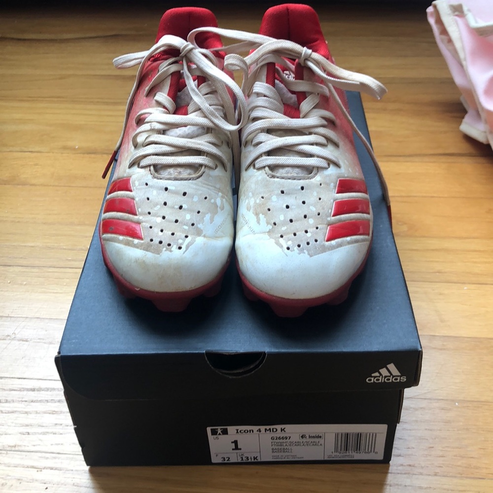 Boys adidas baseball cleats